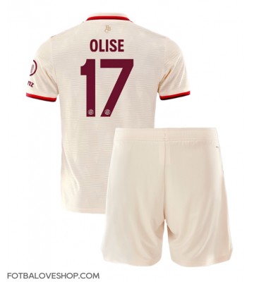Bayern Munich Michael Olise #17 Dětské Alternativní Dres 2024-25 Krátký Rukáv (+ trenýrky)
